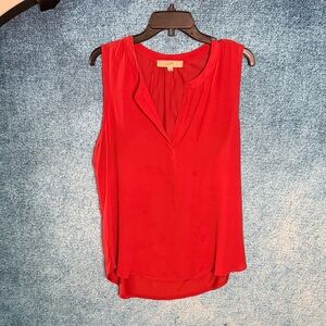 LOFT Women's Vibrant Red Blouse